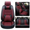 Universal Luxury Car Seat Cover PU Leather Cushions Protector 2020 New Year Gift
