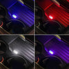 1x USB Mini Interior LED Colorful Atmosphere Lights Night Lamp Car Accessories