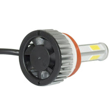 2x 4-Sides LED Headlight Kit H11 6000K Low High Beam Fog Light Bulb 6000K White