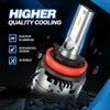 2X Marsauto H11/H8/H9 LED Headlight Bulb 6000K Low Beam/Fog Light Headlight Kits