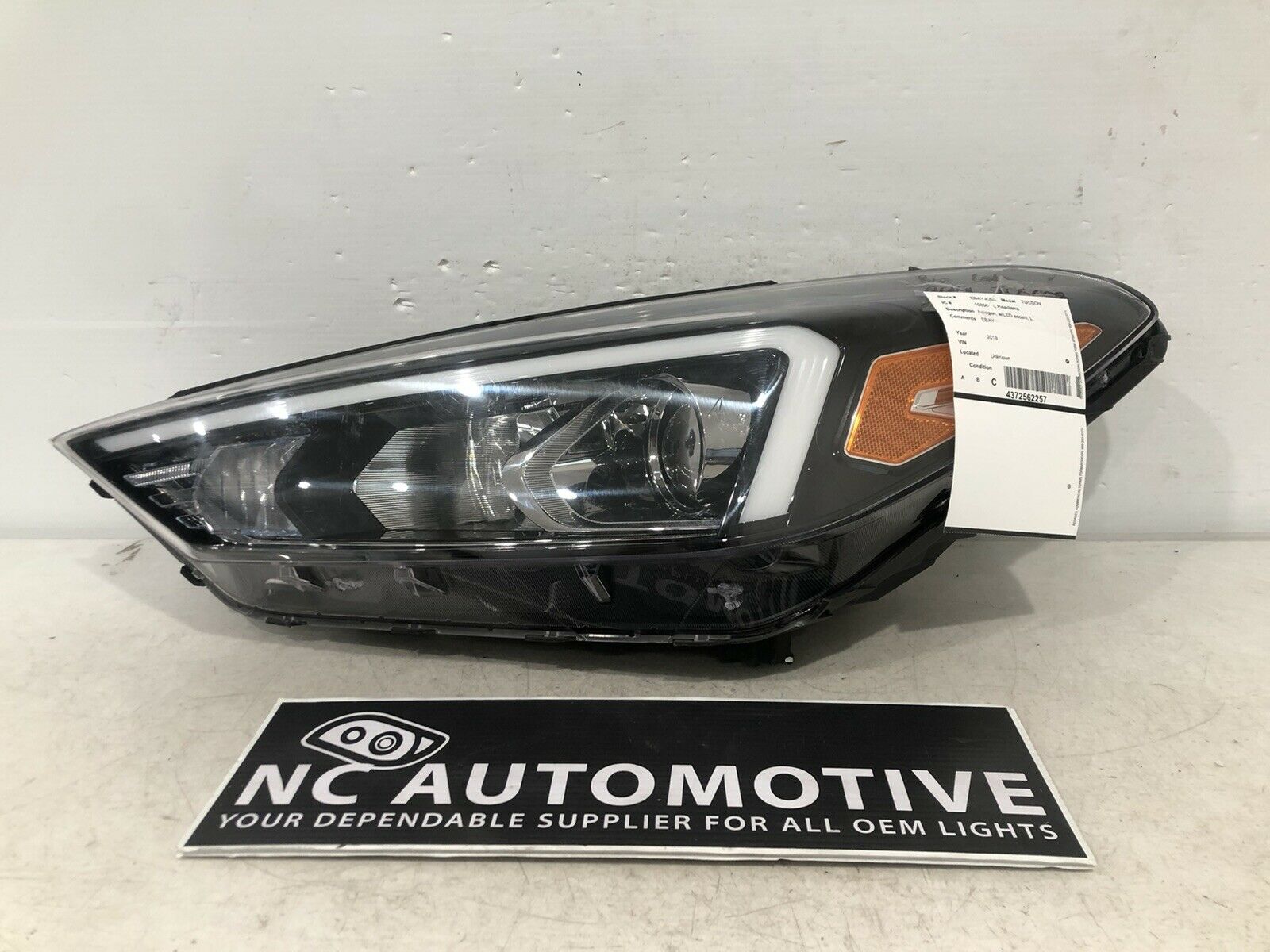 2019 2020 Hyundai Tucson Headlight Driver Left LH Halogen OEM C88