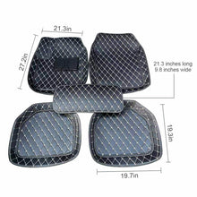 5pcs Front Rear Universal Car Floor Mats Protect Liner Durable Carpet Waterproof