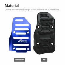2PCS Universal Non-Slip Automatic Gas Brake Foot Pedal Pad Cover Accessories Kit