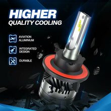 Bright White H11/H8 LED Headlight Bulbs 6000K Low Beam/Fog Light Conversion Kit
