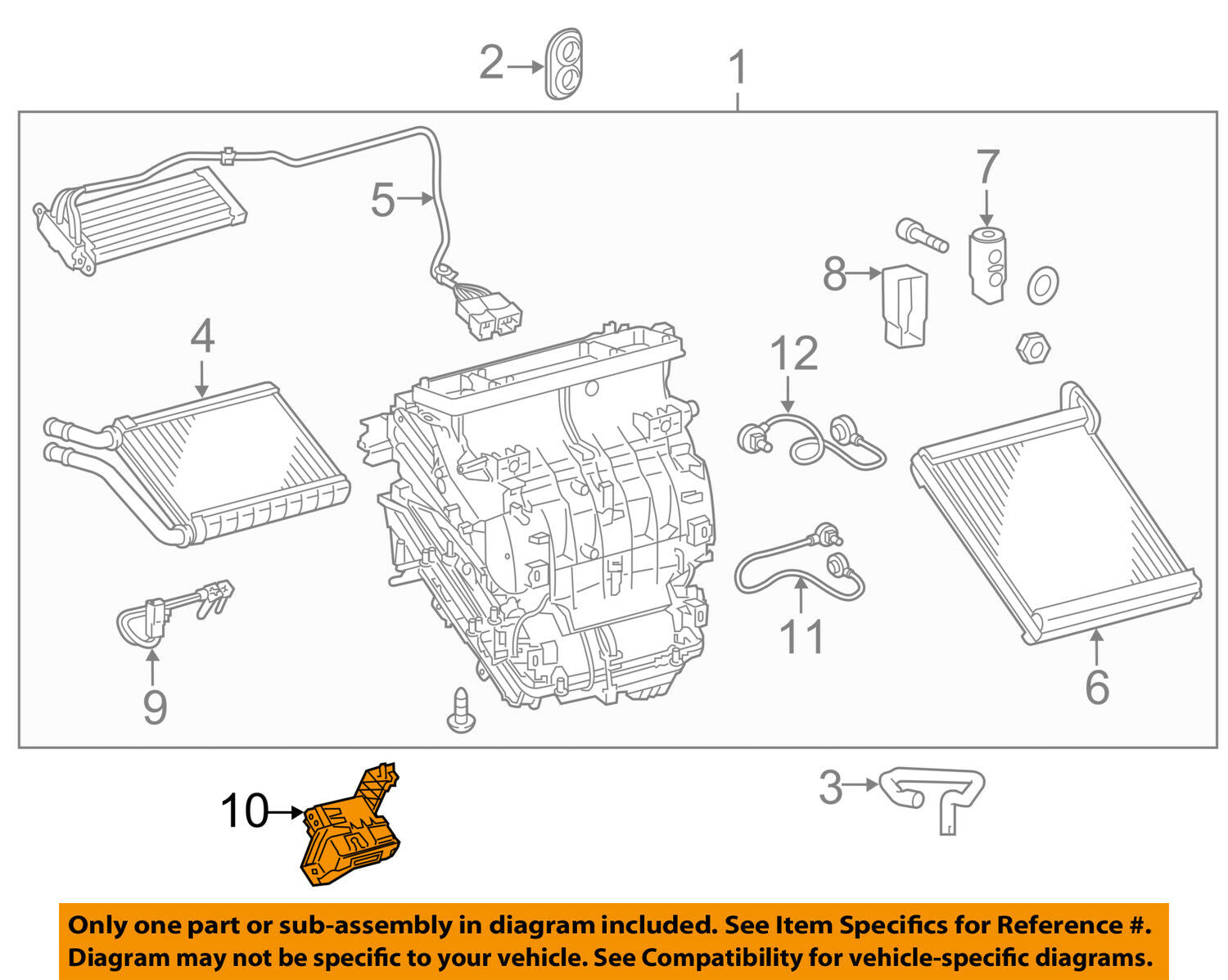 TOYOTA OEM 17-18 Corolla Evaporator Heater-Amplifier 8865002B21