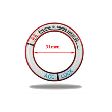 Nightglow Car Interior Ignition Engine Start Stop Push Button Decal Sticker 31mm