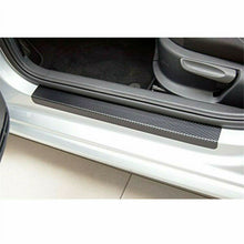 Accessories Car Door Sill Plate Decorative Sticker Carbon Fiber Decors Universal