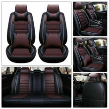 Luxury Blue Car Seat Covers Protectors Universal All Weather Front Rear 5-Sit US