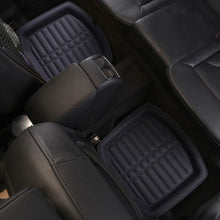 PU Leather Floor Mats for Auto Car SUV Van Deep Tray Waterproof Black