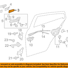 TOYOTA OEM 16-18 Prius Front Door-Handle, Outside Gasket 6924206080