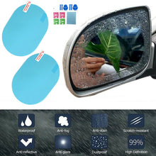 2pcs HD PET Nano Anti-Fog Anti-Glare Car Rear View Mirror Protective Film Set