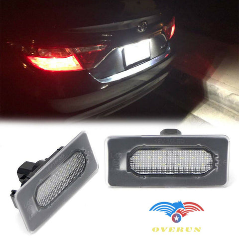 18 SMD LED Super Bright License Plate Lights Pair For 2014-2020 Toyota Corolla