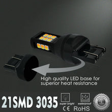 LED 2-Color Front Turn Signal Light Parking Lamp For 2013-16 Nissan Altima Pair