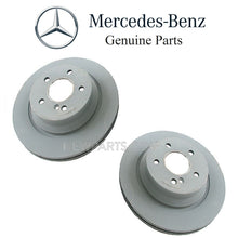 For Mercedes X204 W212 W218 W219 Set of 2 Rear Vented Brake Disc Rotors Genuine