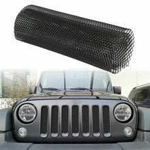 Black Aluminum Mesh Grille Cover Car Bumper Fender Hood Vent Grill Net Accessory