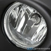 For 19-20 Honda Civic Coupe Sedan Bumper Fog Lights+Switch+Matte Black Bezels