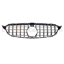 Front Bumper Cover C63 Style For Mercedes Benz C-Class W205 15-18 Gold GT Grille