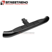 3" Black Rear Hitch Step Bar Bumper Guard Trailer Tow Mount For 2" Receiver SF