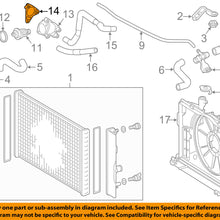 TOYOTA OEM 14-18 Corolla 1.8L-L4 Radiator-Thermostat Housing Gasket 1632637010