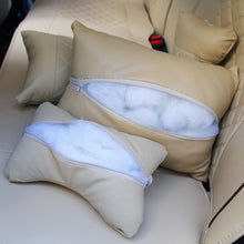 5 Seat Car Truck SUV PU Leather Seat Covers Front+Rear Season Cushions w/Pillows