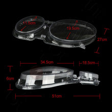 Headlight Lens Replacement Cover Left+Right For Benz W211 E350 300 200 2002-2008