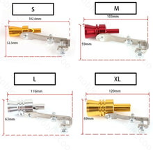 Aluminum Car Turbo Sound Whistle Exhaust Pipe Tailpipe Blow-off Valve Simulator