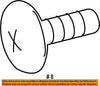 TOYOTA OEM Cooling Fan-Fan Motor Bolt 9009904119