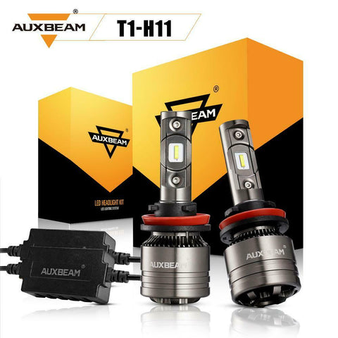 2X AUXBEAM H11/ H8 / H9 70W 8000lm LED Headlight Bulb Kit Fog Lights 6500K White