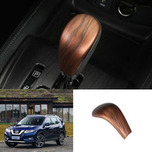 For Nissan Rogue 2014-2020 ABS Wood grain car Gear shift knob cover trim 1pcs