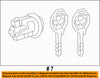 TOYOTA OEM 14-18 Corolla-Ignition Lock Cylinder 690570R050