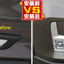 Chrome Front + Rear Fog Lamp Light Cover Trim For Nissan X-Trail Rogue 2017-2020