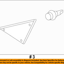 MAZDA OEM 14-18 3 Front Door-Corner Molding Right BJS76915YA