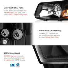 2003-2004 Subaru Forester XT XS [Factory Style] Headlights Lamps Replacement SET