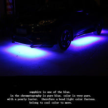 4pcs App Control RGB LED Under Car Strip Underbody System Glow Neon Light Kit