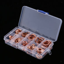 Set of 200 Oil Drain Plug Washer Copper Crush Seal Assortment Assorted Set