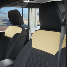 Front Bucket Seat Covers Pair Neosupreme For Auto Car SUV Beige Black