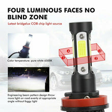 H11/H9/H8 LED Headlight Kit Low Beam Bulb Super Bright 6000K 60 Days Free Return