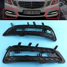 2Pcs Fog Light Cover Front Bumper Grille fit Mercedes E Class E350 E550 2009-16