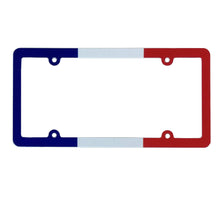 New France Flag Car Truck Universal Fit License Plate Frame Made in USA