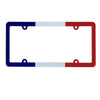 New France Flag Car Truck Universal Fit License Plate Frame Made in USA