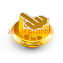 Gold Middle Finger Novelty Engine Oil Filter Tank Cap Cover Aluminum For Toyota