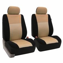 Mesh Car Seat Covers Front Rear Full Set For Auto Car SUV Van Beige Black