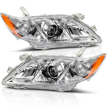 For 2007 2008 2009 Toyota Camry Projector Headlights Headlamps Chrome Housing