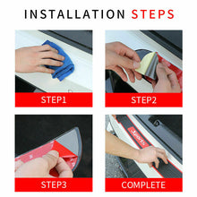 Car Rubber Rear Guard Bumper Protector Scratch Non-Slip Pad Cover Accessories