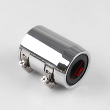 24" Stainless Steel Chrome Radiator Flex Coolant Water Hose Kit w/Radiator Cover