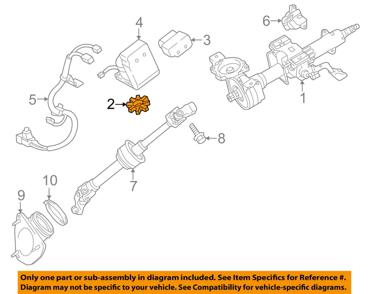 TOYOTA OEM Steering Column-Damper 4525428040