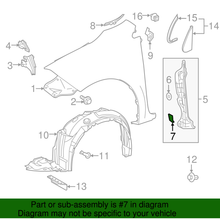 Genuine Toyota Rear Seal Lower Clip 53857-12010