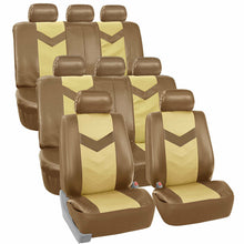 3 Row 8 Seaters Seat Covers Set For SUV VAN Set For Beige