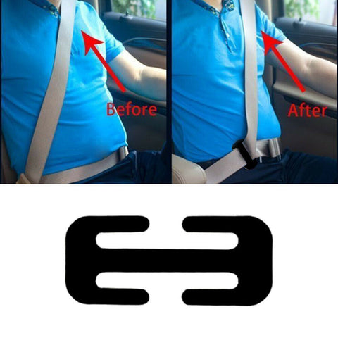 1x Car Safety Seat Belt Adjust Auto Trunk Shoulder Locking Clip Belt Strap Clamp