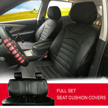 Full Set PU Leather Car Seat Cushion Cover Protectos for Nissan Rogue #3829